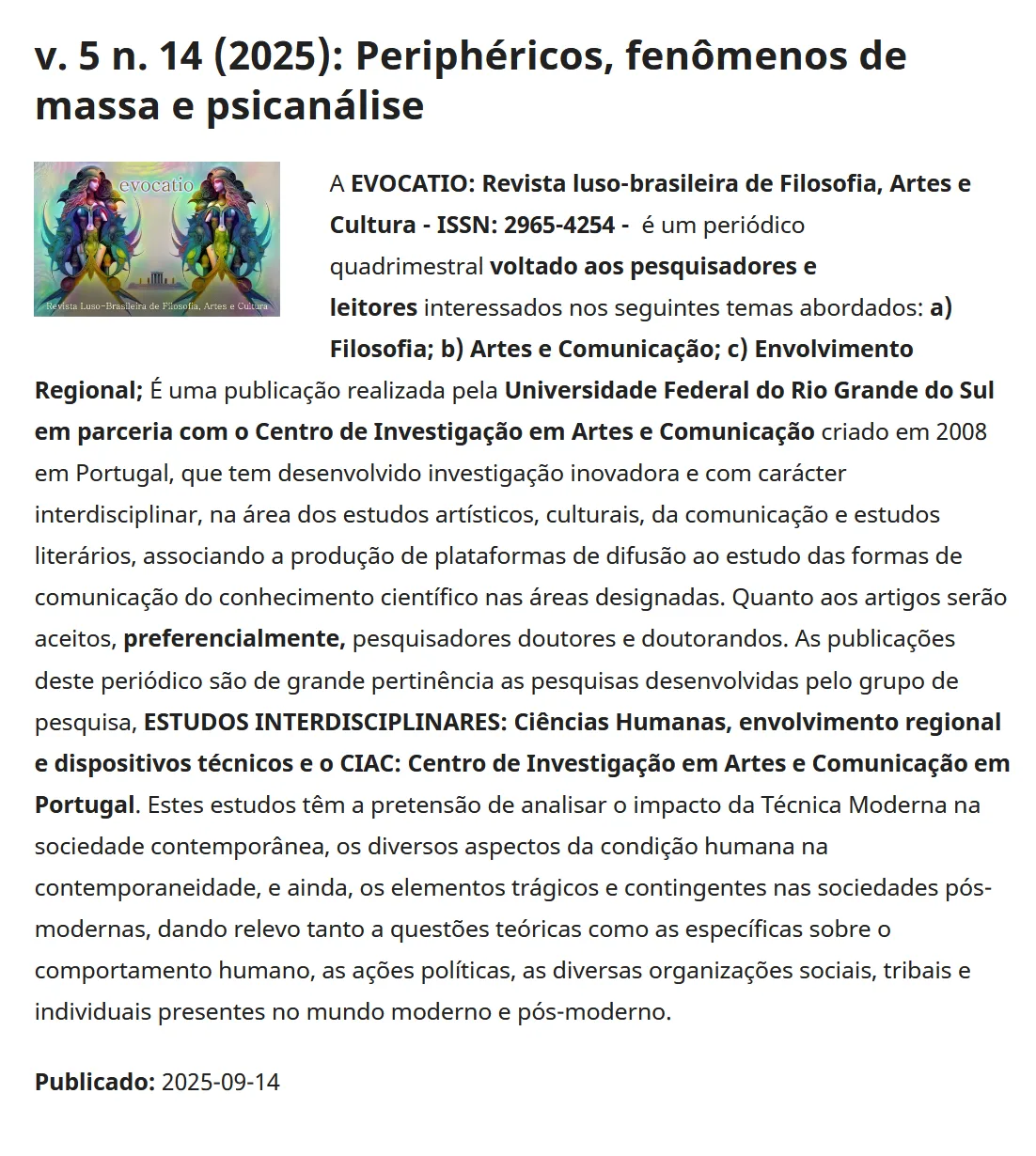 PSICANÁLISE PERIPHÉRICA E FENÔMENOS DE MASSA: por uma escuta implicada no Bolsonarismo.